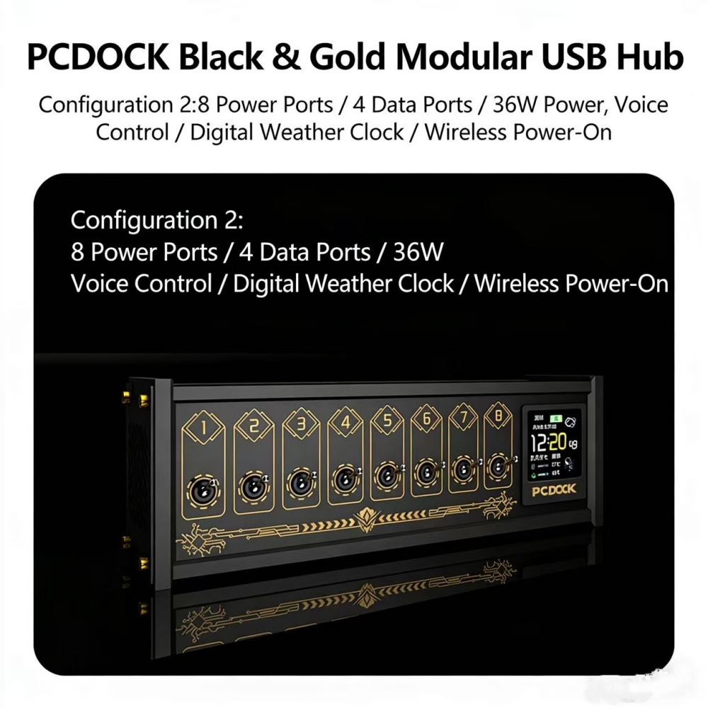 PCDOCK Block USB Desktop Power - Desk Setup For Laptop review and price