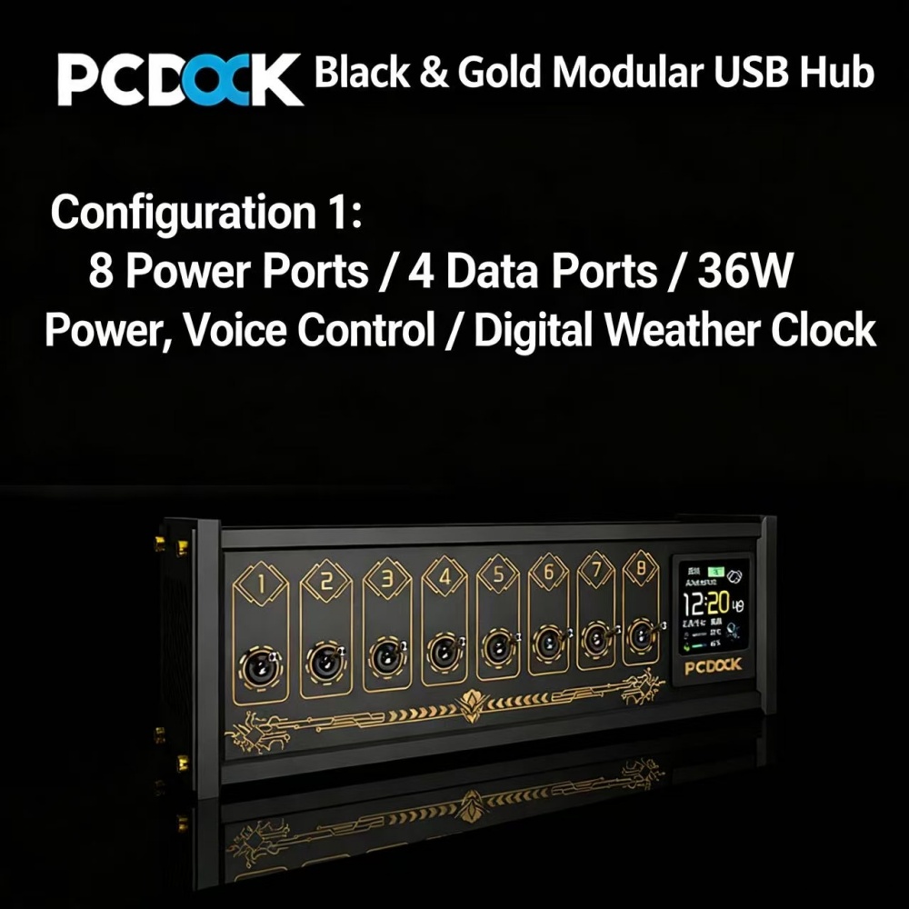 PCDOCK Block USB Desktop Power - Desk Setup For Laptop review and price
