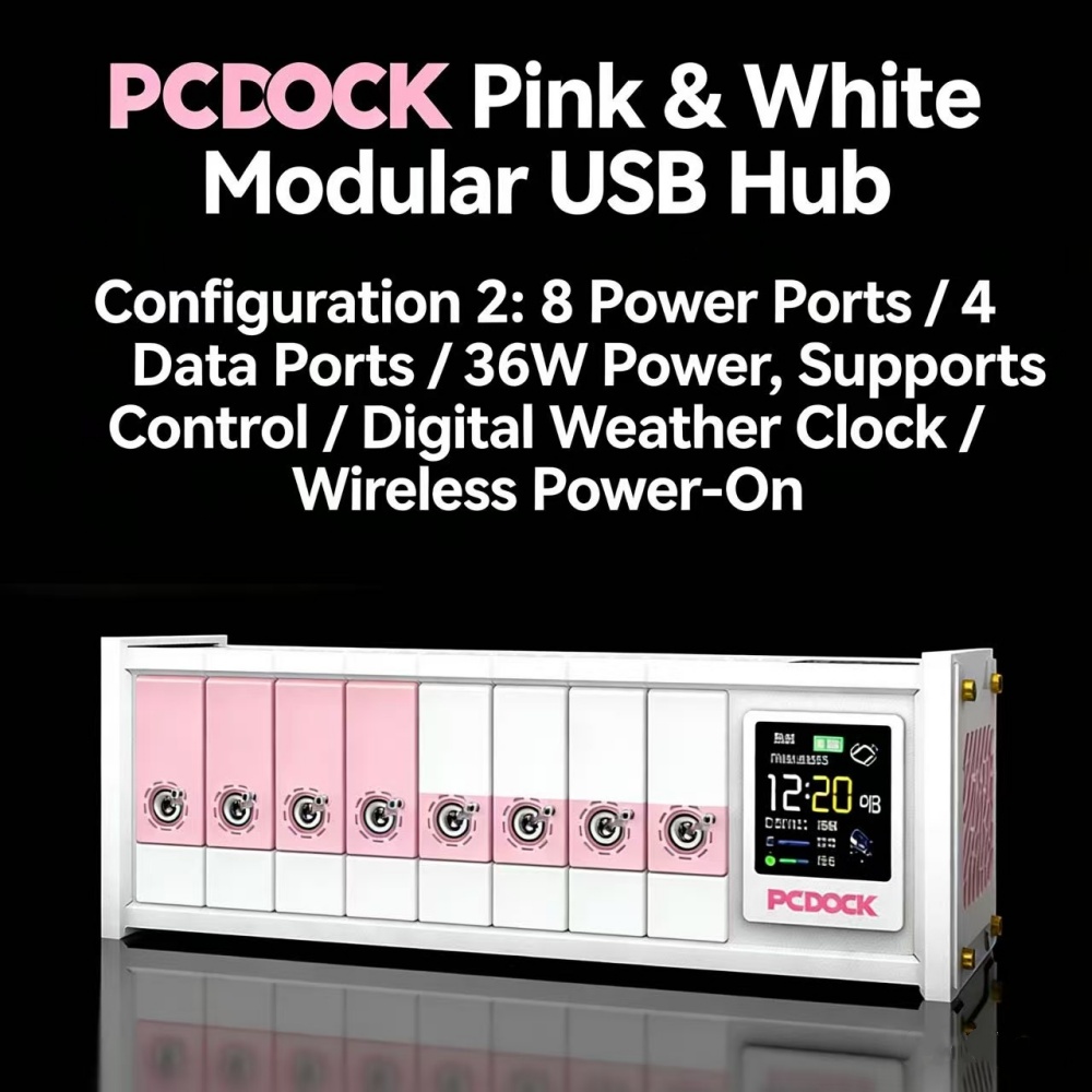 PCDOCK Block USB Desktop Power - Desk Setup For Laptop review and price