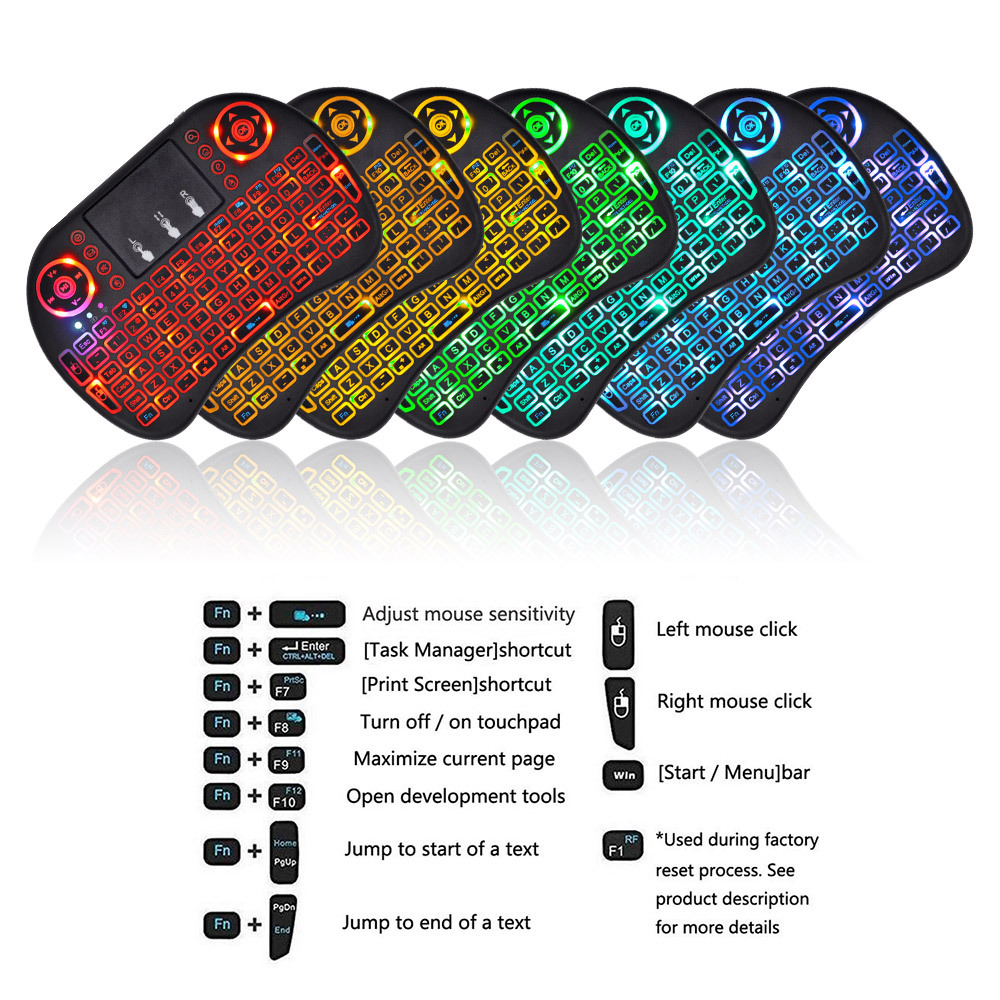 2.4G Air Mouse with Touchpad K - Desk Setup Keyboard review and price