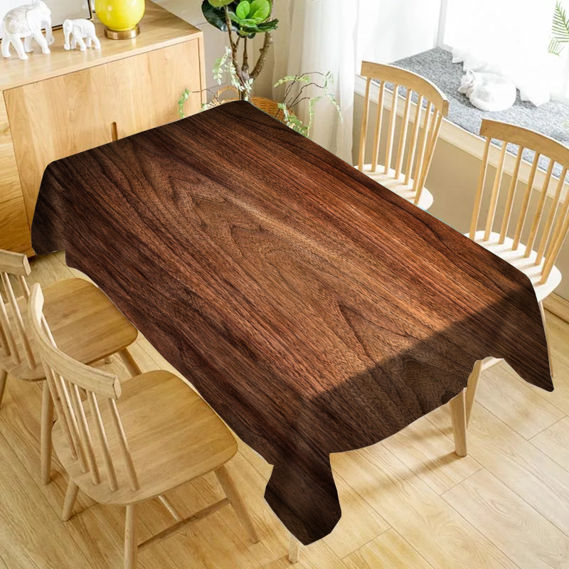 Elegant Dark Wood Grain Tablec - Desk Setup Dark review and price