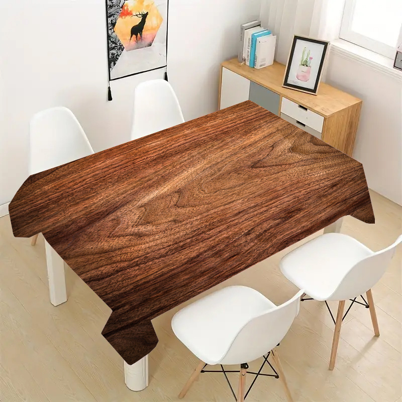 Elegant Dark Wood Grain Tablec - Desk Setup Dark review and price
