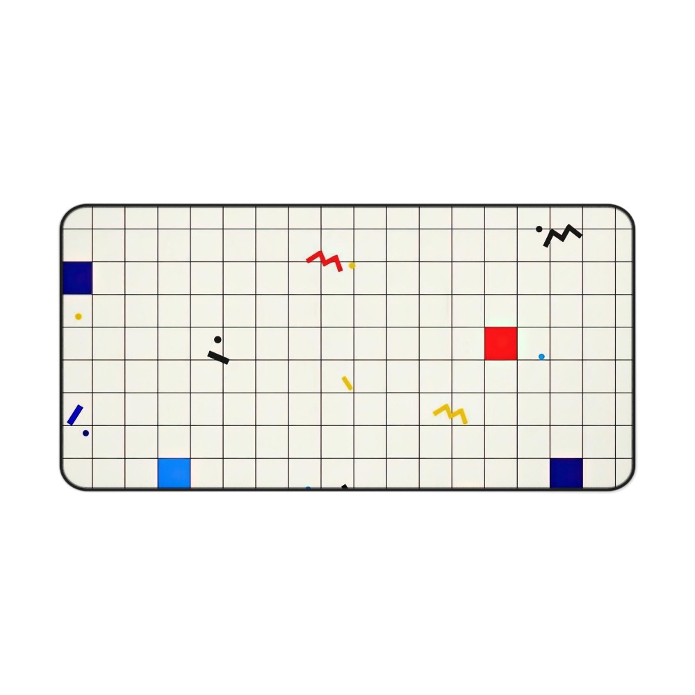 Retro Geometric Grid Desk Mat  - Desk Setup Simple review and price