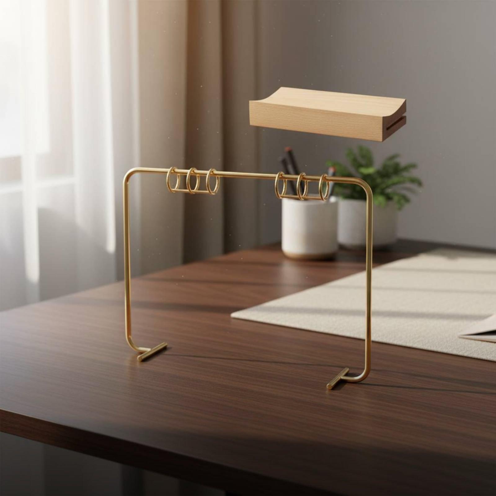 Wooden Base Calendar Stand Sta - Desk Setup Wood review and price