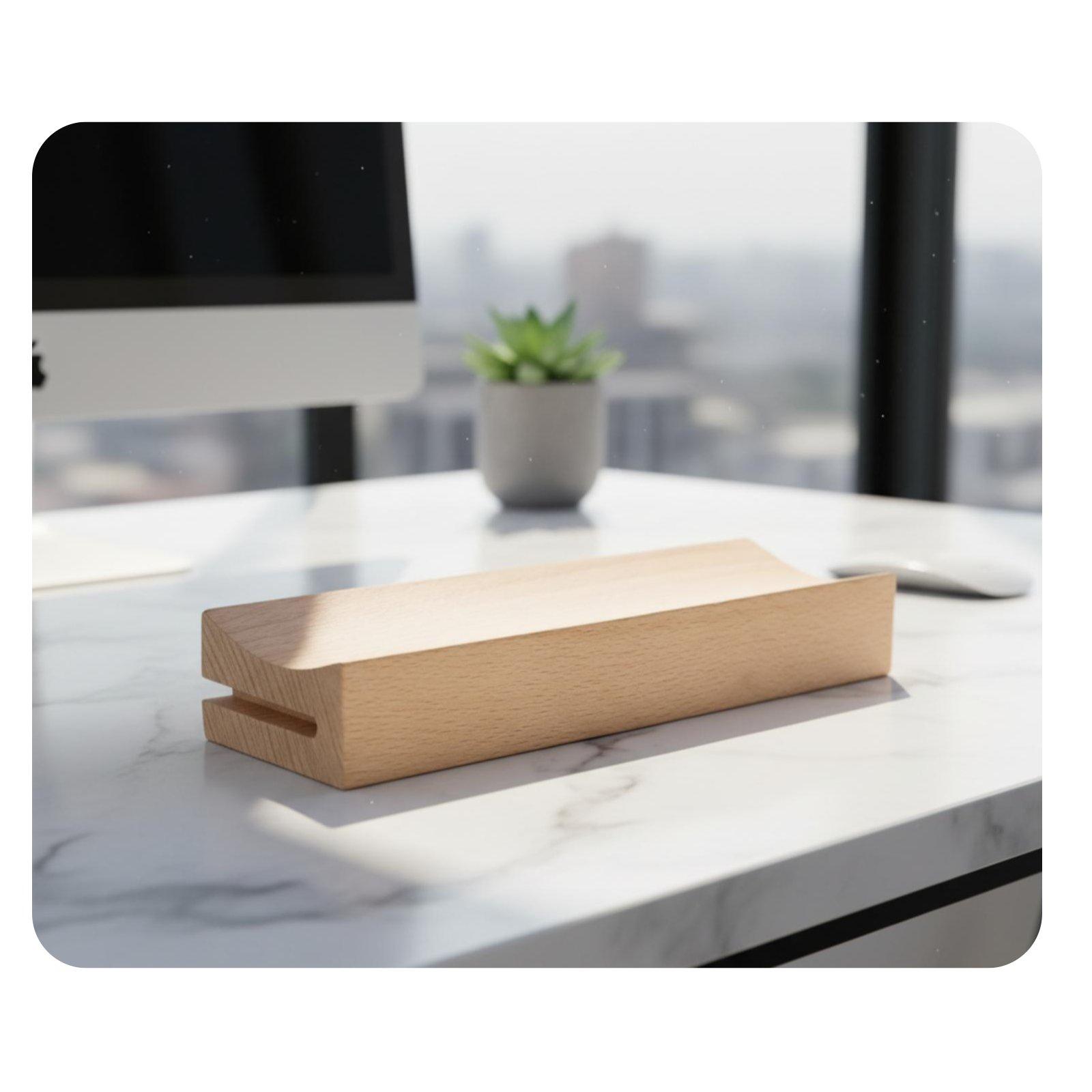 Wooden Base Calendar Stand Sta - Desk Setup Wood review and price