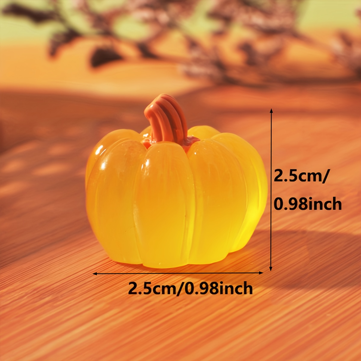 Glow in the Dark Mini Pumpkin  - Desk Setup Dark review and price