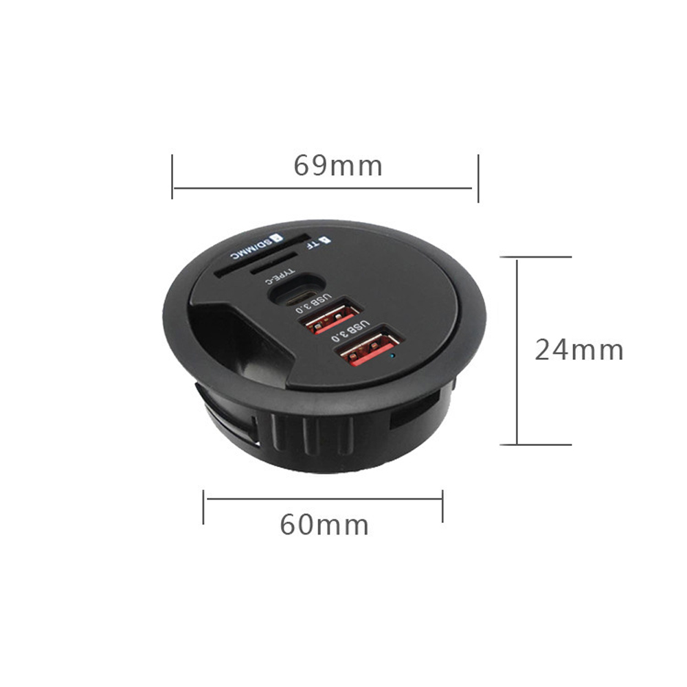 USB HUB Mount In Desk HUBs USB - Desk Setup Hub review and price