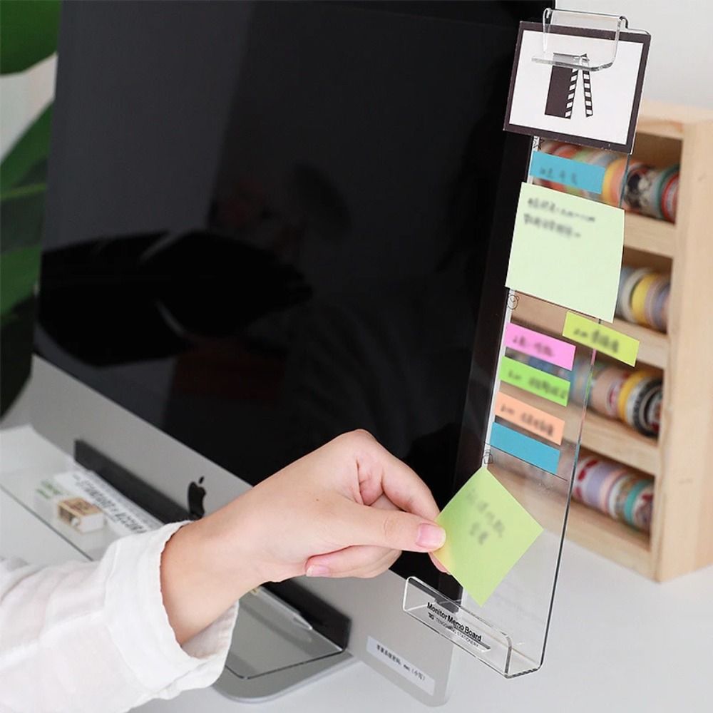 Transparent Monitor Memo Board - Sticky Memo Holder review and price