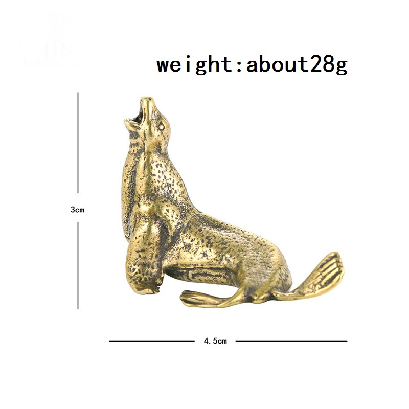 Metal Brass Sea Lion Animal Fi - Desk Setup At Home review and price