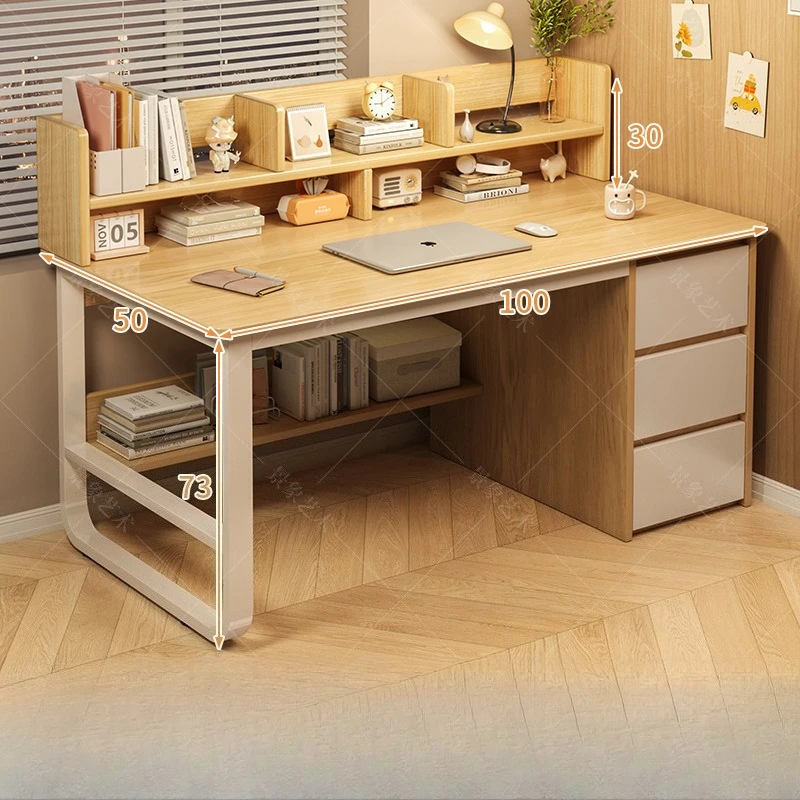 Firm Desk Simple Bookshelf Int - Desk Setup Office review and price