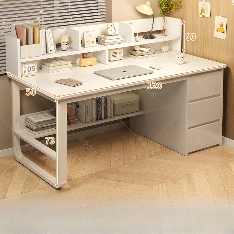 Firm Desk Simple Bookshelf Int - Desk Setup Office review and price