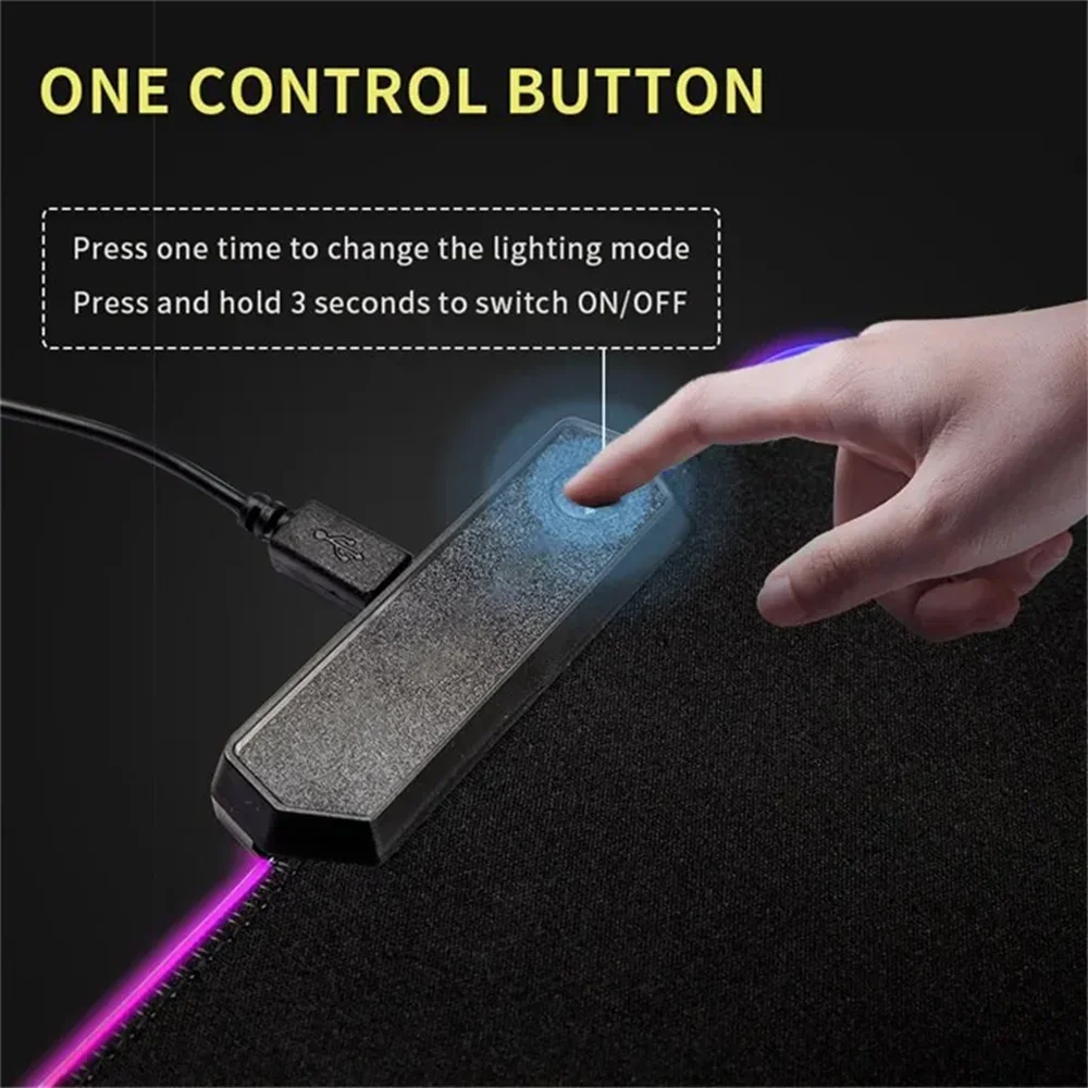 RGB Desk Mat Beautiful Shoreke - Desk Setup Keyboard review and price