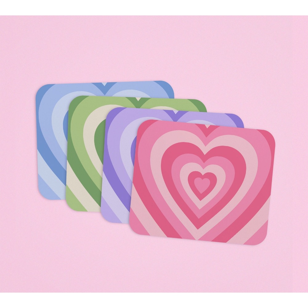 Retro Heart Mouse Pad | aesthe - Y2K Desk Setup review and price