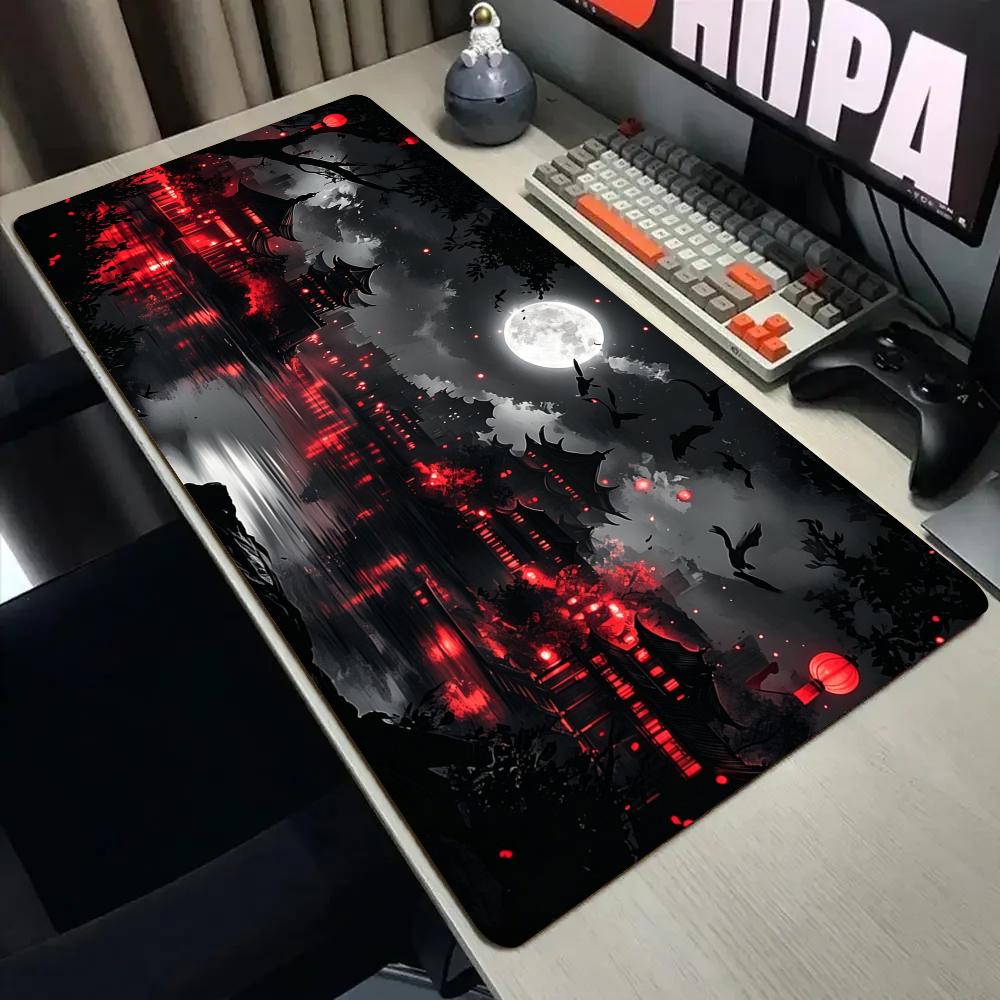 Dark fantasy landscape Mouse P - Desk Setup Dark review and price