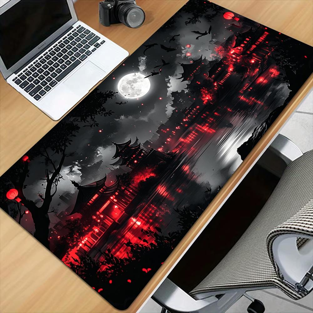 Dark fantasy landscape Mouse P - Desk Setup Dark review and price