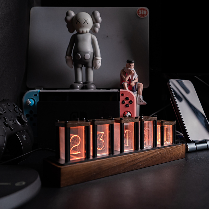 RGB Simulated Nixie Tube Clock - Desk Setup Simulator review and price