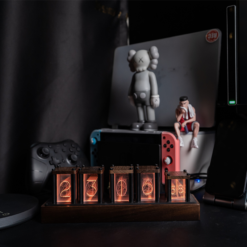 RGB Simulated Nixie Tube Clock - Desk Setup Simulator review and price