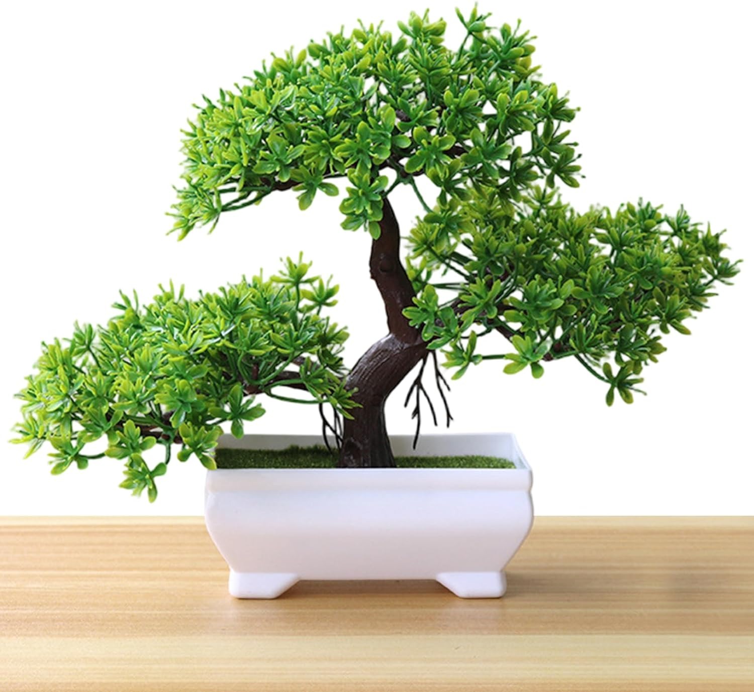 1/2Pcs Artificial Bonsai Tree  - Desk Setup At Home review and price