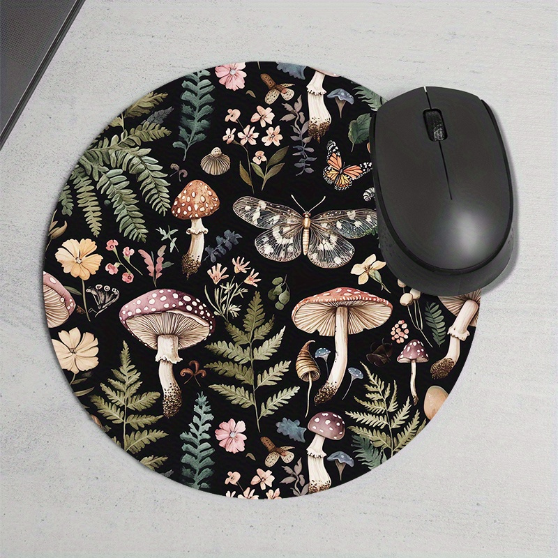 Round Forest Plant Mouse Pad R - Desk Setup Keyboard review and price